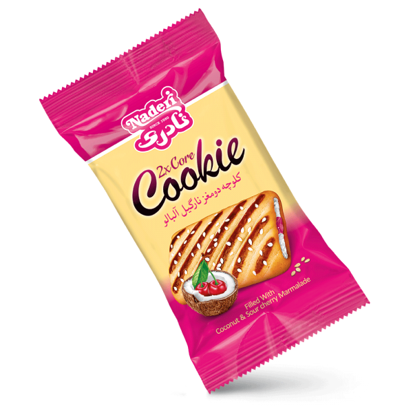 Coconut & Cherry Cookie