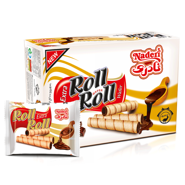 ROLL ROLL Extra Chocolate Wafer Sticks