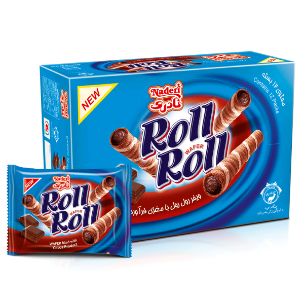 Roll Roll Chocolate Cream Wafer Sticks