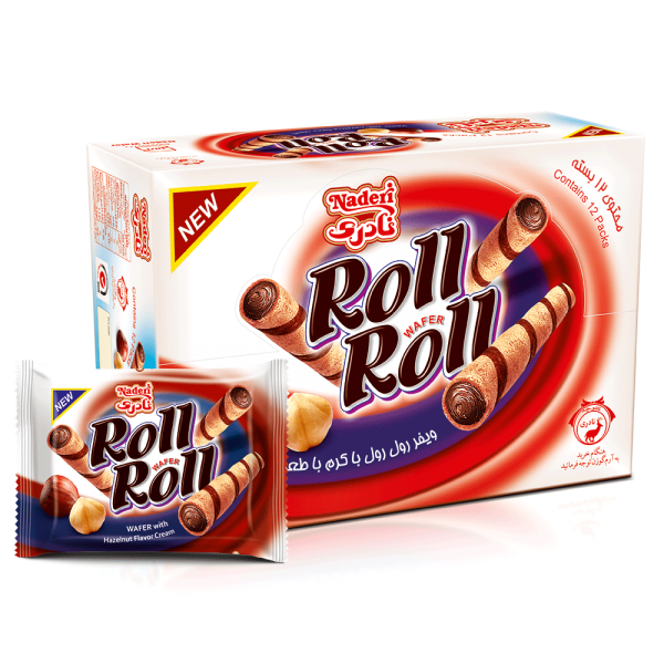 ROLL ROLL Hazelnut Wafer Sticks