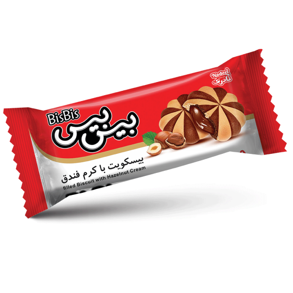 Boxed BIS BIS Hazelnut Biscuits (60 gr – Box of 15)