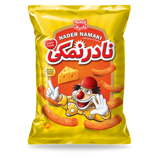 NADER NAMAKI Golden Cheese Snacks (Family Packs- 80 gr)