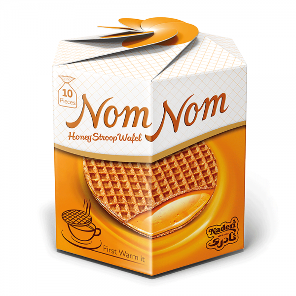 NOM NOM Honey Stroopwafels (Pack of 10)