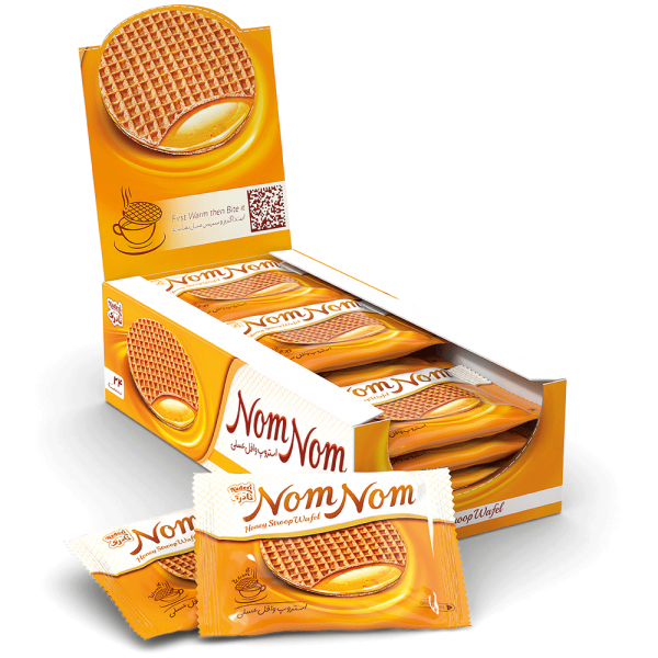 Individually Packed NOM NOM Honey Stroopwafels