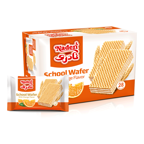 Orange SCHOOL  Wafers (Pack of 28)