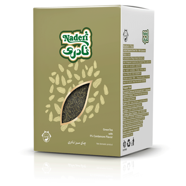 Premium Loose Leaf Green Tea with Cardamom (200 gr)