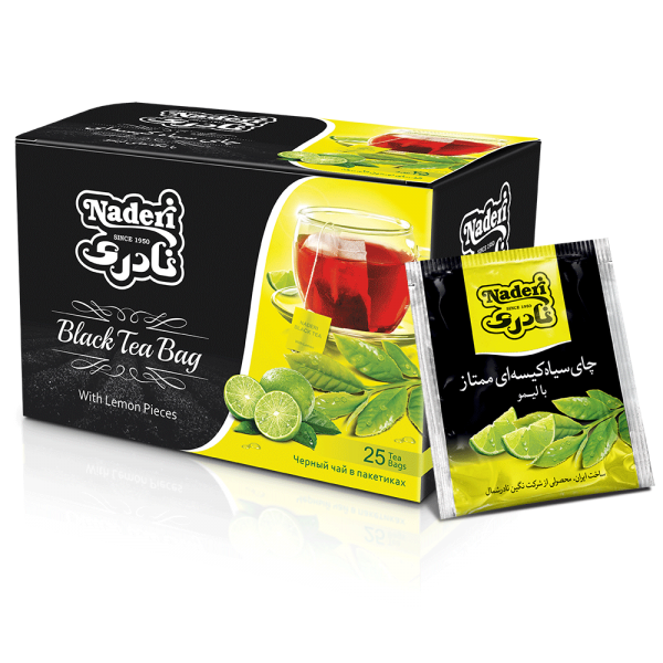 Superior Black Tea Bags with Lemon