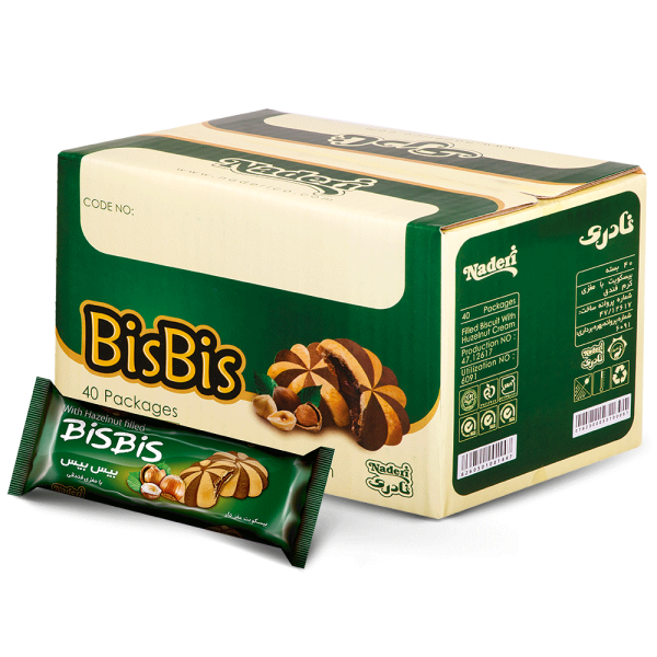 BIS BIS Hazelnut Biscuits (60 gr – Box of 40)