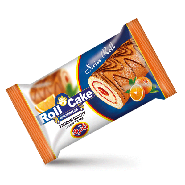 Orange Mini Rolled Cake